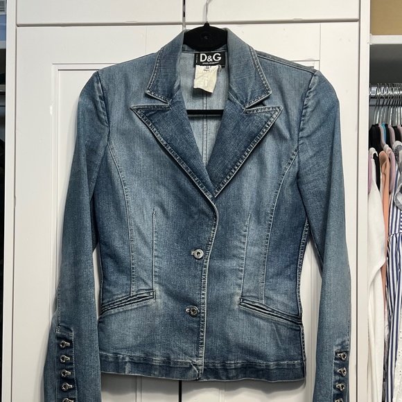 D&G Denim Stretch Jacket - Picture 1 of 2